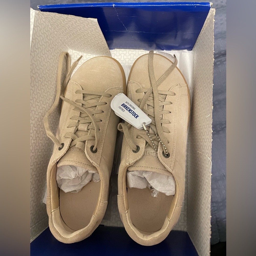 Birkenstock bend low suede shoe